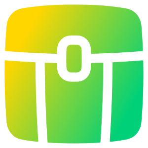 Treasure Chest Icon from Plump Gradient - Free Set