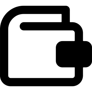 Wallet Icon from Core Remix - Free Set