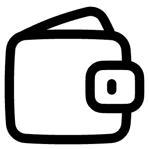 Wallet Icon from Plump Line - Free Set