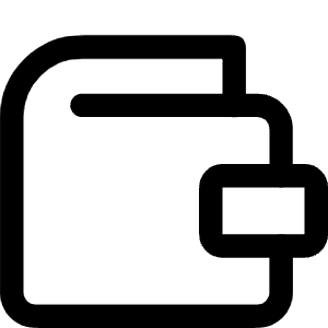 Wallet Icon from Core Line - Free Set