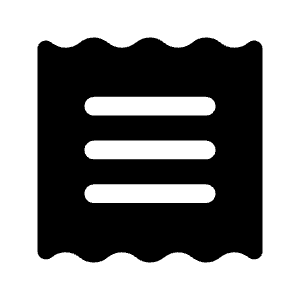 Bill Icon from Solar Bold Set