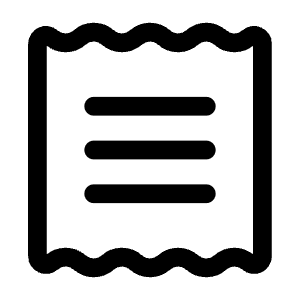 Bill Icon from Solar Linear Set