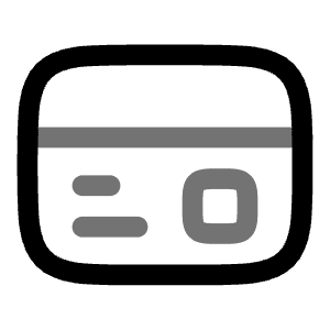 Card 3 Icon from Solar Line Duotone Set