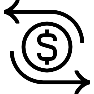 Currency Exchange Icon from Guidance – Free Set