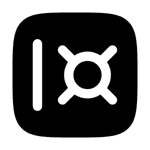 Safe Square Icon from Solar Bold Set