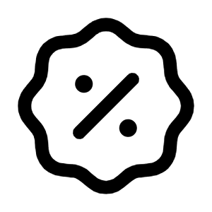 Sale Icon from Solar Linear Set