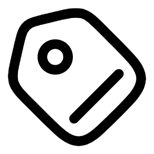 Tag Icon from Solar Linear Set