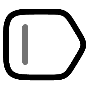 Tag Horizontal Icon from Solar Line Duotone Set