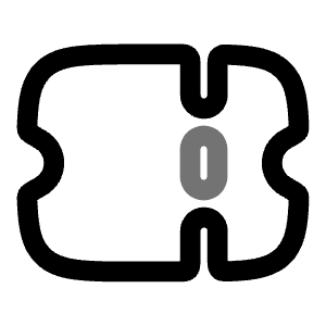 Ticket Icon from Solar Line Duotone Set