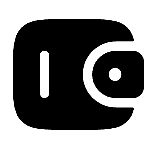 Wallet 2 Icon from Solar Bold Set