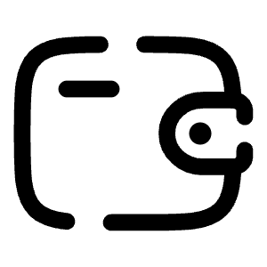 Wallet Icon from Solar Broken Set