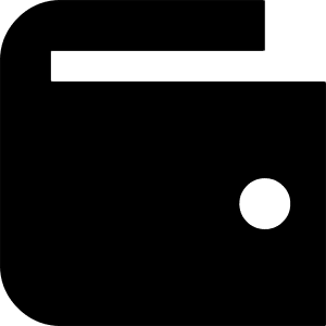 Wallet Icon from Block – Free Set