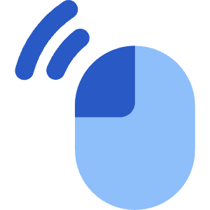 Click Left Double Icon from Core Flat Set