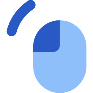 Left Click Icon from Core Flat Set