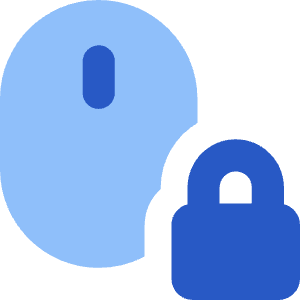 Mouse Lock Icon from Core Flat Set