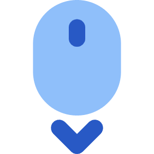 Mouse Move Down Icon from Core Flat Set