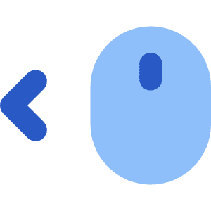 Mouse Move Left Icon from Core Flat Set