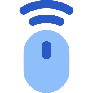 Mouse Wireless 1 Icon from Core Flat Set