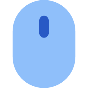 Mouse Wireless Icon from Core Flat Set