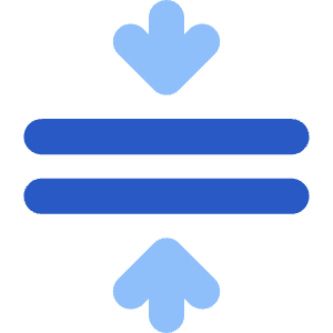 Arrows Compress Flatten Icon from Core Flat Set
