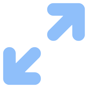 Line Arrow Expand Diagonal 1 Icon from Core Flat Set