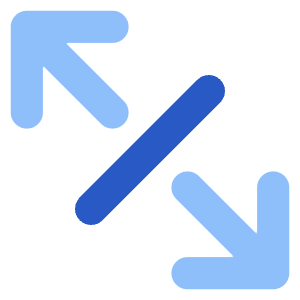 Line Arrow Expand Diagonal 4 Icon from Core Flat Set