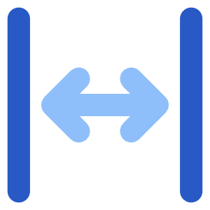 Line Arrow Expand Horizontal Icon from Core Flat Set