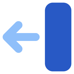 Line Arrow Move Left 2 Icon from Core Flat Set