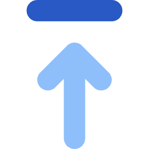 Line Arrow Move Up 1 Icon from Core Flat Set
