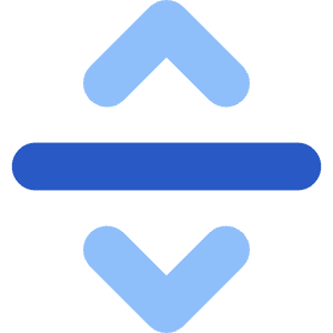 Line Arrow Move Vertical Icon from Core Flat Set