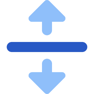 Triangle Arrow Align From Center Icon from Core Flat Set