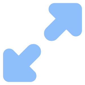 Triangle Arrow Expand Diagonal 1 Icon from Core Flat Set