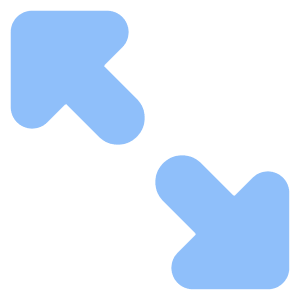 Triangle Arrow Expand Diagonal 2 Icon from Core Flat Set
