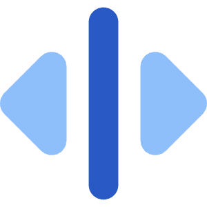 Triangle Arrow Move Horizontal Icon from Core Flat Set