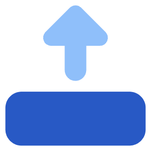 Triangle Arrow Move Up 2 Icon from Core Flat Set