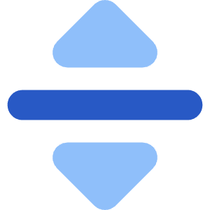 Triangle Arrow Move Vertical Icon from Core Flat Set
