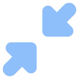Triangle Arrow Shrink Diagonal 1 Icon from Core Flat Set