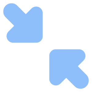 Triangle Arrow Shrink Diagonal 2 Icon from Core Flat Set