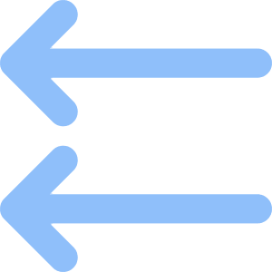 Double Line Arrow Left Icon from Core Flat Set