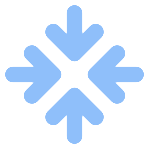 Line Arrow Point Center Icon from Core Flat Set