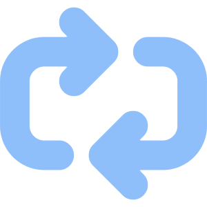 Line Arrow Reload Horizontal 2 Icon from Core Flat Set