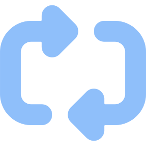 Triangle Arrow Reload Horizontal 2 Icon from Core Flat Set