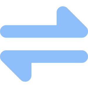 Triangle Arrow Transfer Horizontal 1 Icon from Core Flat Set