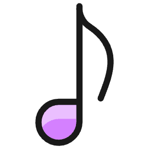 Music Note 1 Icon from Ultimate Colors - Free Set