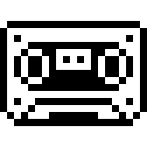 Music Walkman Cassette Icon from Pixel - Free Set