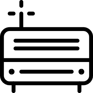 Radio Retro Icon from Ultimate Light - Free Set