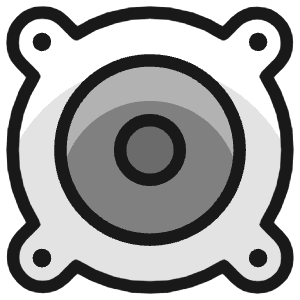 Speaker 1 Icon from Ultimate Colors - Free Set