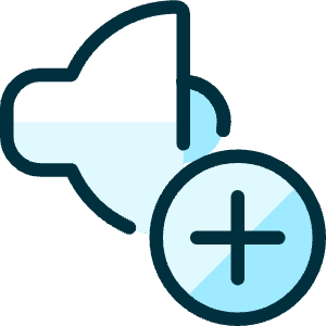 Volume Control Up 3 Icon from Ultimate Duotone - Free Set