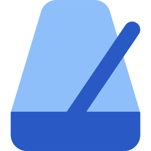 Metronome Icon from Core Flat Set