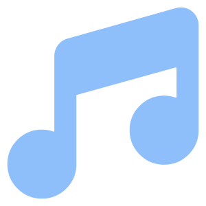 Music Note 2 Icon from Core Flat Set